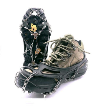 Crampons Ice Cleats Traction Snow Grips for Boots Shoes, Anti Slip Upgraded 19 Walk Traction Ice Cleat Spikes Crampons